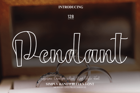 Discover Pendant: A Handwritten Font for Modern Elegance