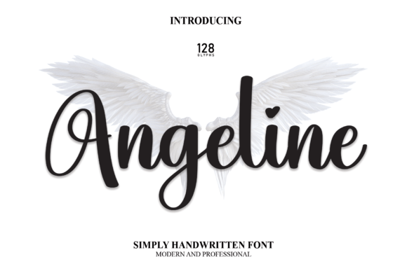 Discover the Angeline Font: A Flowing Handwritten Typeface
