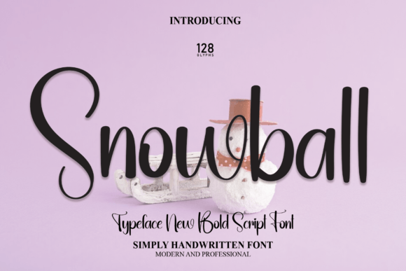 Discover the Creative Charm of the Snowball Handwritten Font