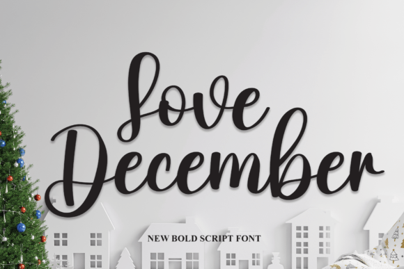 Fall in Love with the Love December Font for Your Designs
